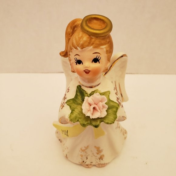 Lefton May Girl Angel Figurine - Picture 2 of 9
